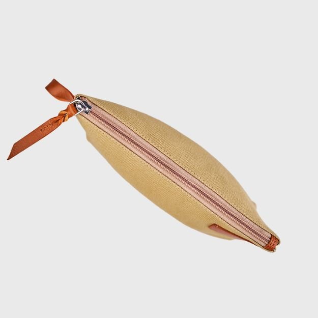 Upcycled Canvas & Leather Amenity Kit